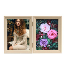 New Design Cheap Custom 5*7inch DIY 3D Shadow box preserved Flower Photo Frame